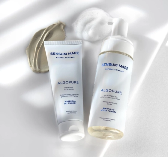 Sensum Mare Algopure oczyszczająca maseczka glinkowo-prebiotyczna 70 ml