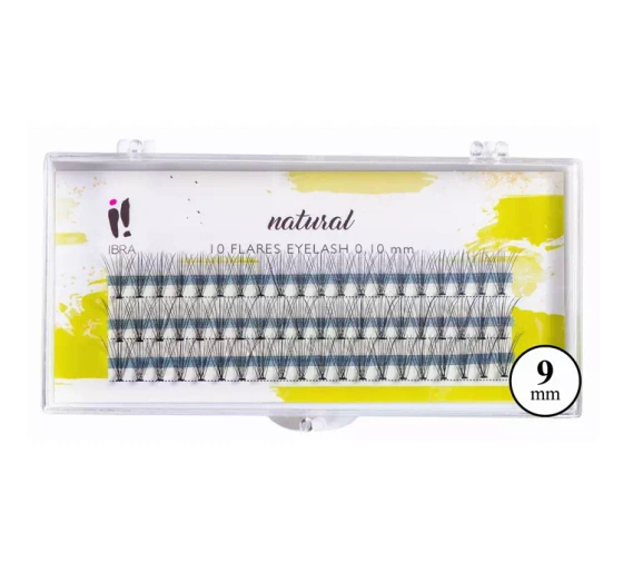 Ibra Kępki sztucznych rzęs Naturals C 9mm
