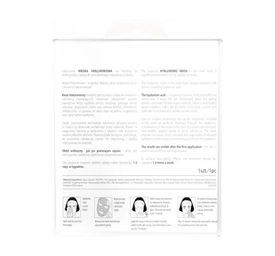 L'Biotica maska na tkaninie hialuronowa 23 ml