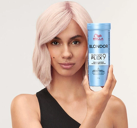 Wella Professionals Blondor Plex 9 bezpyłowy rozjaśniacz do włosów w proszku 400g