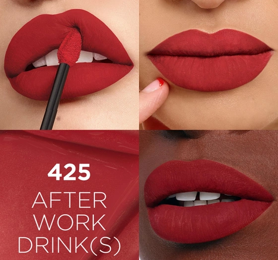 L'Oréal Paris Infaillible Matte Resistance matowa pomadka w płynie 425 Afterwork Drinks 5 ml