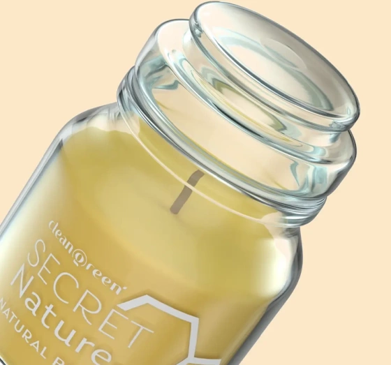 Cleangang świeca zapachowa z woskiem pszczelim Secret Nature 130 g