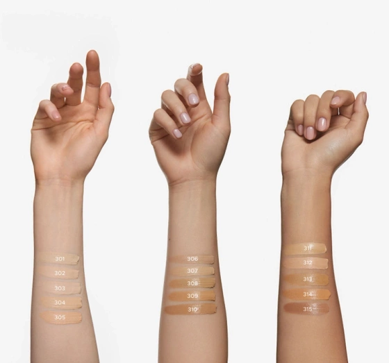 INGLOT SKIN FOCUSED CARE FACE FOUNDATION PIELĘGNACYJNY PODKŁAD DO TWARZY 308 MEDIUM OLIVE 30ML