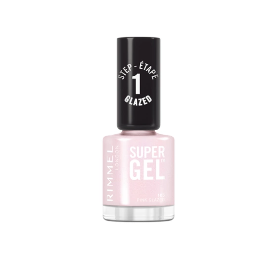 Rimmel Super Gel żelowy lakier do paznokci 105 Pink Glazed 12ml