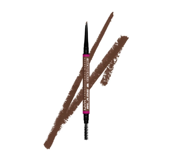 NYX Professional Makeup Blade & Shade automatyczna kredka do brwi 09 Brunette 0,06 g