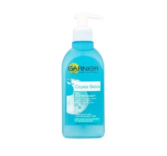 Garnier Czysta Skóra oczyszczający żel do mycia twarzy skóra mieszana i tłusta 200 ml