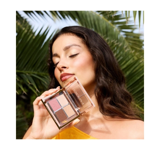 Gosh Glow Palette paleta rozświetlaczy do twarzy 001 Fourfilled 11,6 g