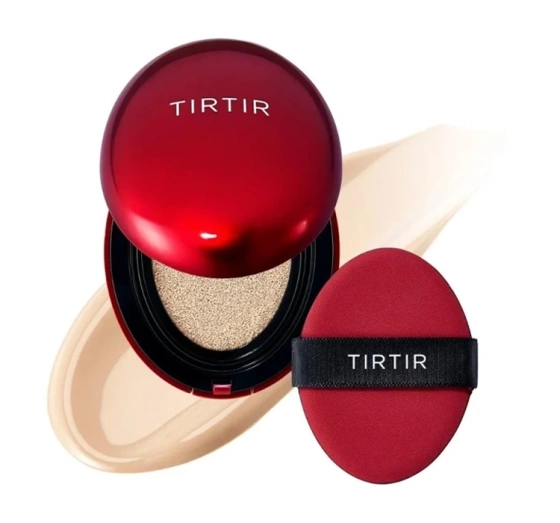 TIRTIR Mask Fit Red Cushion SPF 40 PA długotrwały podkład do twarzy w kompakcie 17N Vanilla 18g