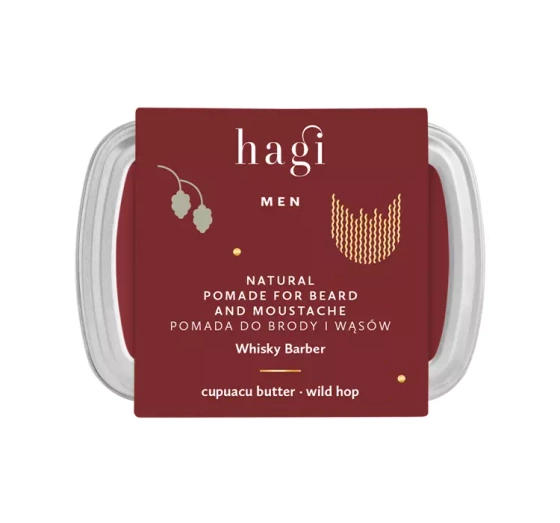 Hagi Men Whisky Barber naturalna pomada do brody i wąsów 70 ml