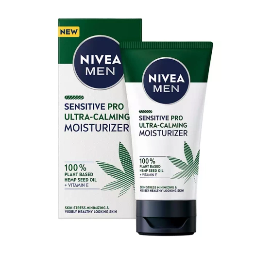 NIVEA MEN Sensitive Pro nawilżający krem do twarzy z nasionami konopi 75 ml