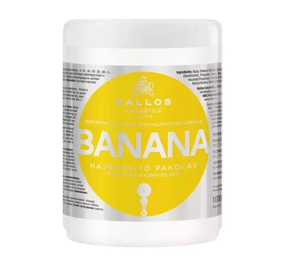 Kallos Kjmn Banana maska bananowa 1000ml