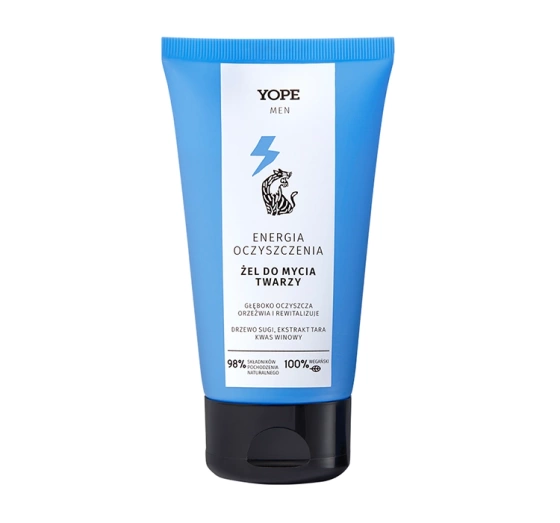 Yope Men Wood energia oczyszczenia żel do mycia twarzy 150ml
