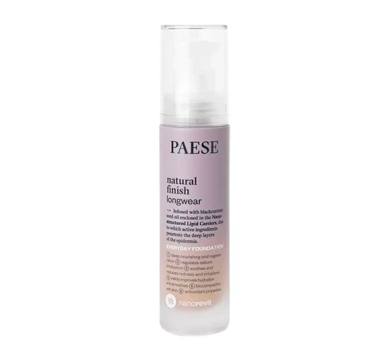 Paese Nanorevit długotrwały podkład o naturalnym wykończeniu 1.5 Nude 30 ml