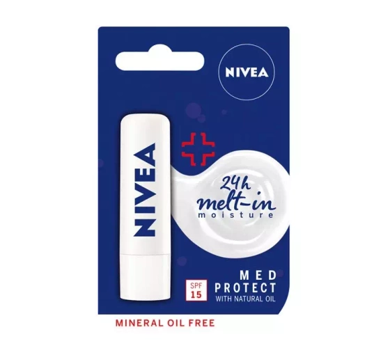 NIVEA pielęgnująca pomadka do ust SPF15 Med Repair 4,8 g
