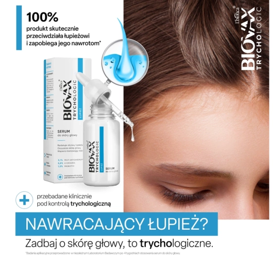 Biovax Trychologic Łupież serum do skóry głowy 50 ml