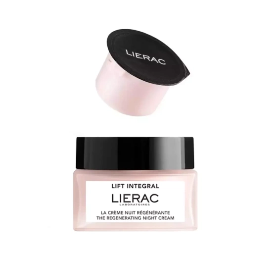 Lierac Lift Integral zestaw regenerujący krem na noc 50 ml refill kremu 50 ml