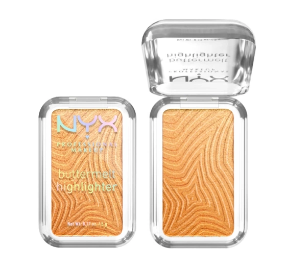 NYX Professional Makeup Buttermelt rozświetlacz do twarzy w kompakcie 30 Butta Bling 5 g