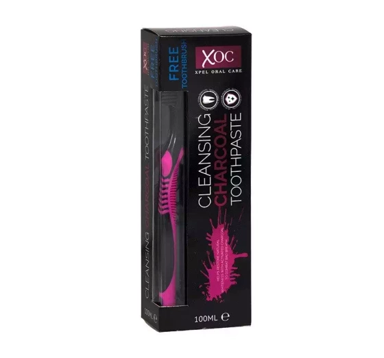 Xpel XOC pasta do zębów wybielająca 100ml szczoteczka