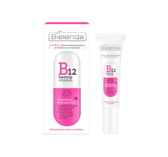 Bielenda B12 Beauty Vitamin witaminowy krem pod oczy 15 ml