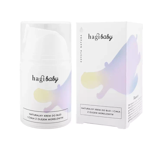 Hagi Baby naturalny krem do buzi i ciała z olejem morelowym 50 ml