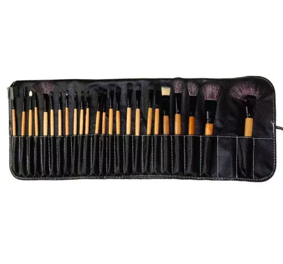 Zestaw 24 pędzli do makijażu Etui