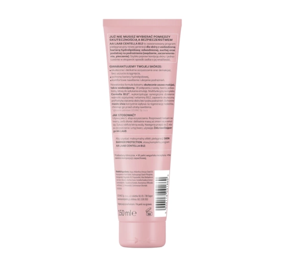 AA LAAB 100% Centella B12 emolientowy balsam do demakijażu 150 ml