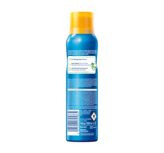 NIVEA SUN Protect&Dry Touch balsam ochronny na słońce w sprayu SPF30 200 ml