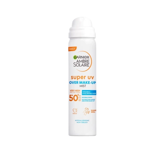 Garnier Ambre Solaire Super UV mgiełka ochronna na makijaż SPF50 75 ml