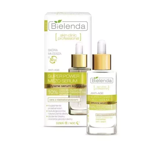 Bielenda Skin Clinic Professional aktywne mezo serum korygujące na dzień i noc 30 ml