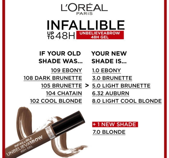 L'Oréal Paris Unbelieva Brow żel do brwi 3.0 Brunette 3,4 ml