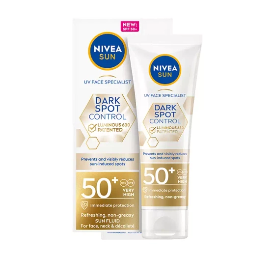 NIVEA SUN Dark Spot Control Luminous630 przeciwsłoneczny krem na dzień SPF50 40 ml
