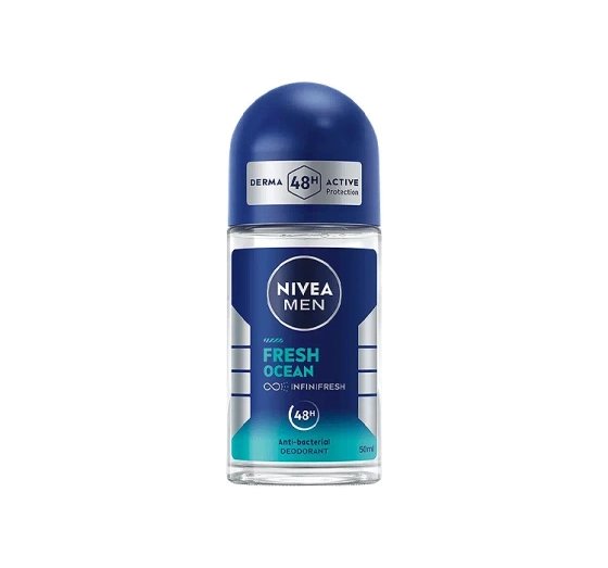 NIVEA MEN Fresh Ocean dezodorant roll-on dla mężczyzn 50 ml