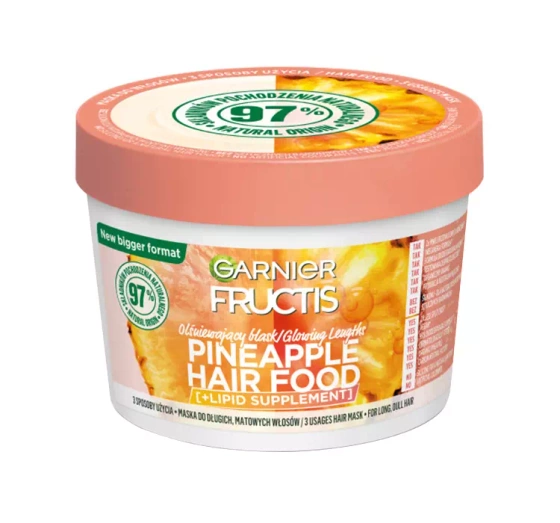 Garnier Fructis Hair Food Pineapple maska do włosów długich i matowych 400 ml