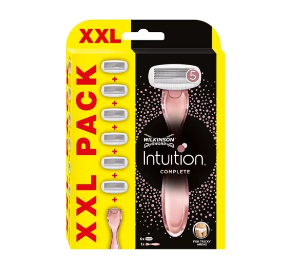 Wilkinson Sword Intuition Complete XXL maszynka do golenia dla kobiet rączka 6 wkładów