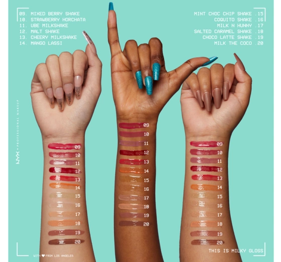NYX Professional Makeup This Is Milky błyszczyk do ust 19 Choco Latte Shake 4 ml