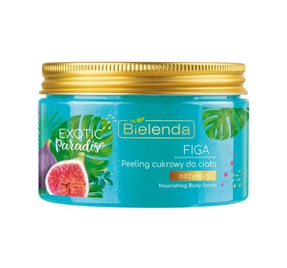 Bielenda Exotic Paradise odżywczy peeling cukrowy do ciała Figa 350 g