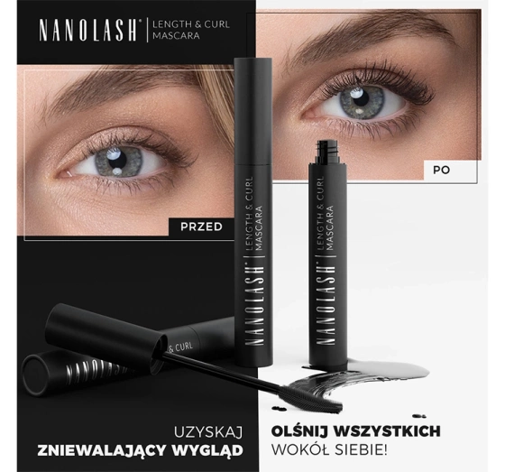 Nanolash Length&Curl mascara wydłużający i podkręcający tusz do rzęs 10ml