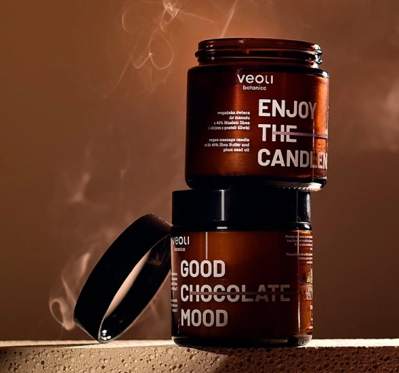Veoli Botanica wegańska świeca do masażu Enjoy The Candless 100 ml