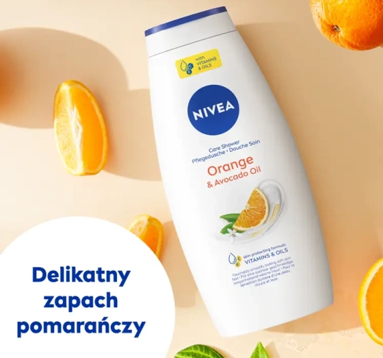 NIVEA Orange&Avocado Oil pielęgnujący żel pod prysznic 750 ml