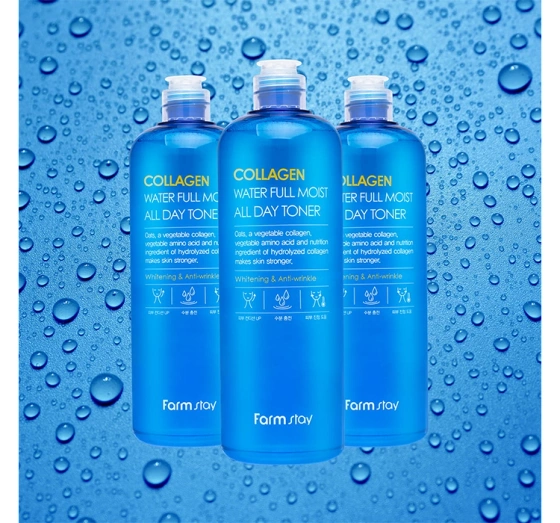 Farmstay Collagen Water Full Moist kolagenowy toner do twarzy 500 ml