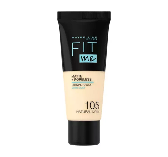 Maybelline Fit Me matujący podkład do twarzy 105 Natural Ivory 30 ml