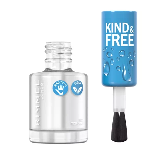 RIMMEL KIND & FREE WEGAŃSKI LAKIER DO PAZNOKCI 150 TOP COAT 8ML