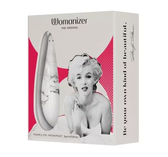 Womanizer X Marilyn Monroe masażer łechtaczki White Marble