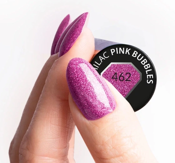 Semilac It’s Time To Shine lakier hybrydowy 462 Pink Bubbles 7 ml