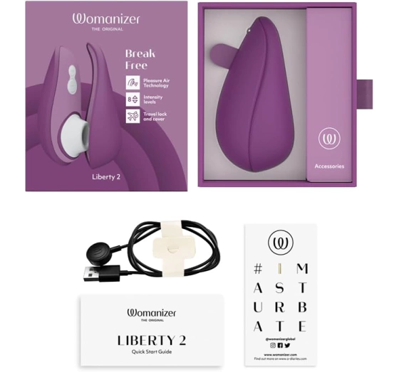 Womanizer Liberty 2 stymulator łechtaczki Purple