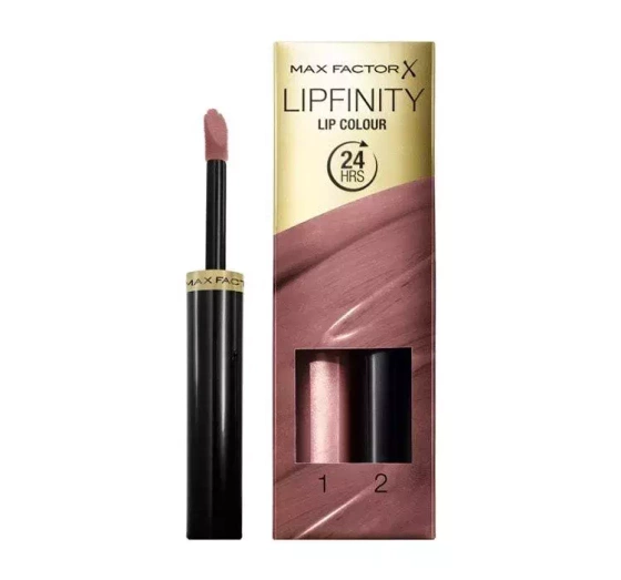 Max Factor Lipfinity pomadka 016 Glowing 2,3 ml Top Coat 1,9 g