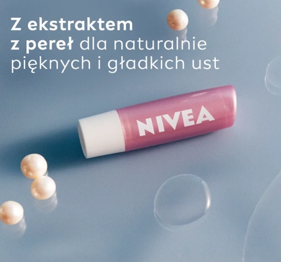 NIVEA Pearly Shine pomadka-balsam do ust 4,8 g