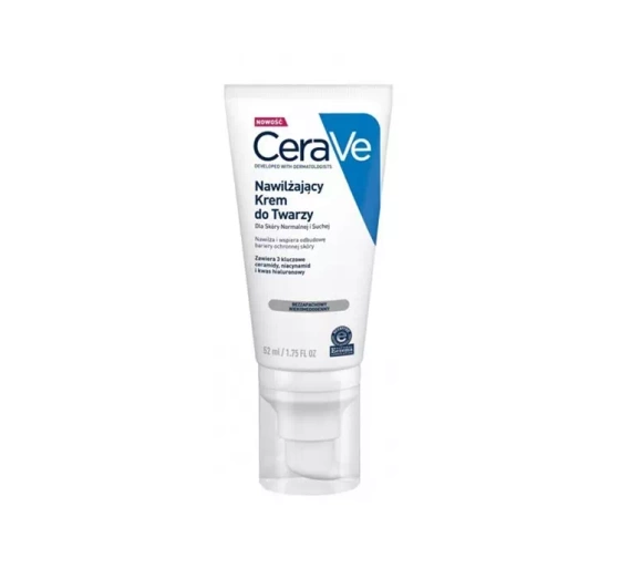 CeraVe nawilżający krem do twarzy skóra normalna i sucha 52 ml