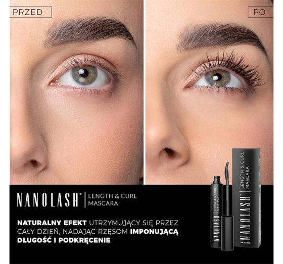 Nanolash Length&Curl mascara wydłużający i podkręcający tusz do rzęs 10ml
