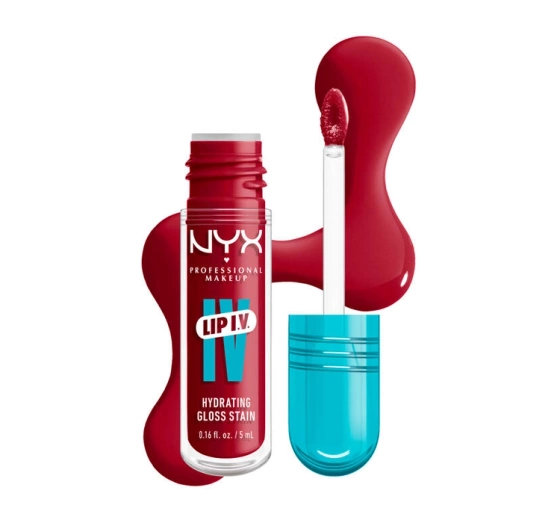 NYX Professional Makeup Lip IV Hydrating Gloss Serum błyszczyk do ust 11 Red-Y. Set. Wet! 5 ml